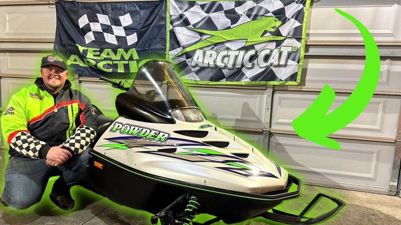 Arctic Cats Short Lived 600 TRIPLE The Powder Extreme! 2 year Production.