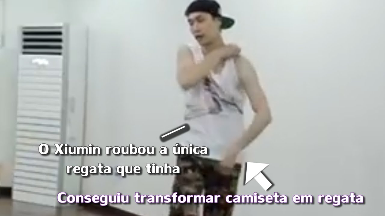EXO- A coceira do Baekhyun e a blusa troll do Sehun.