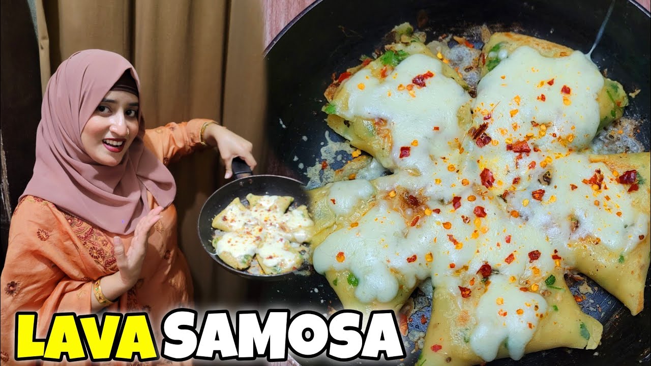 Lava Pizza Samosa | Delicious Bani thi bht ❤️ | How to Make Cheesy Bites☺️