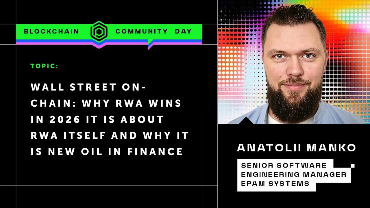 Wall Street On-Chain: Why RWA Wins in 2026 &ndash; It Is About RWA Itself and Why It Is New Oil in Finance