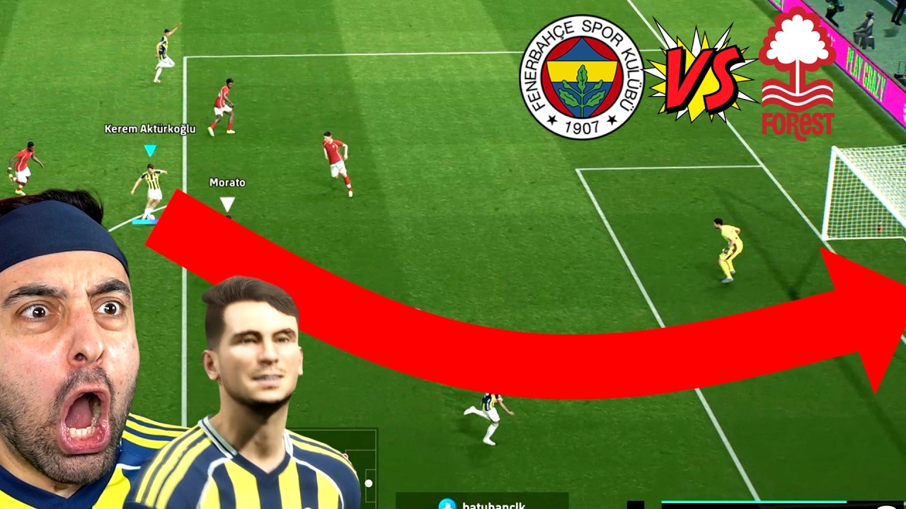 +5 GOL ! KEREM AKTÜRKOĞLU 23 METRE PLASE GOL ! FENERBAHÇE - NOTTİNGHAM FOREST ! UEFA AVRUPA LİGİ