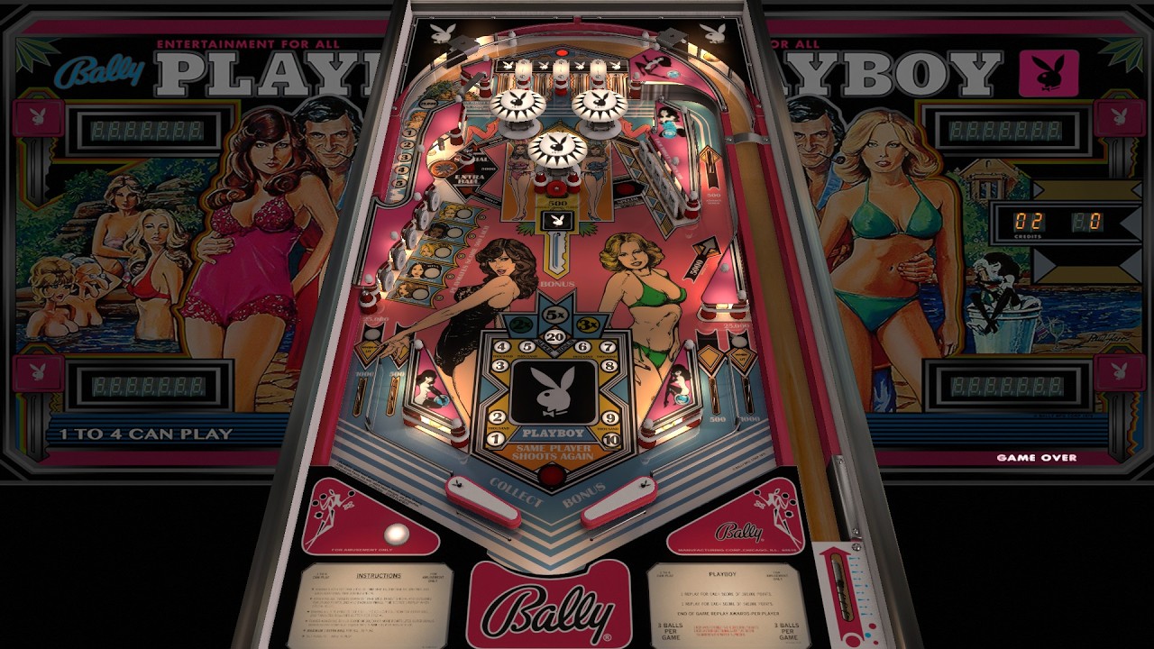 Classic Pinball Review & Gameplay Playboy Bally 1978
