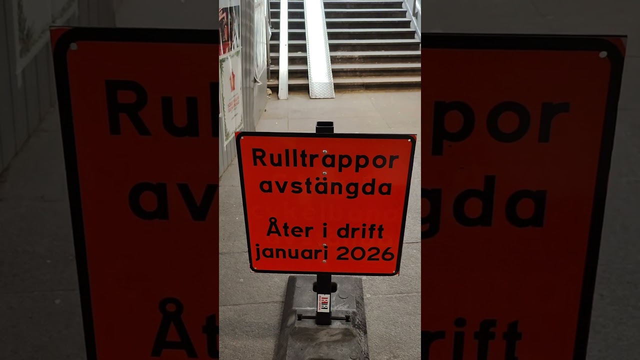 Rulltrappa eller rulltrappor, avstängd eller inte?