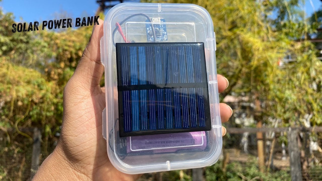DIY Solar PowerBank ! Make Your Own Big Capacity Charger at Home