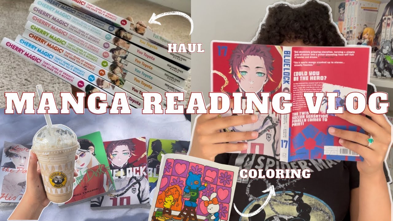 manga reading vlog 🌟 // picking reading prompts to get through my tbr📖