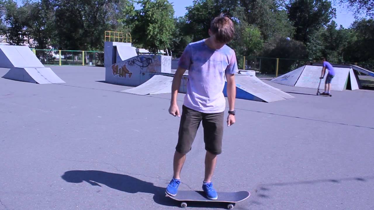 Обучение трюку Ollie. #KOROVIN_SCHOOL