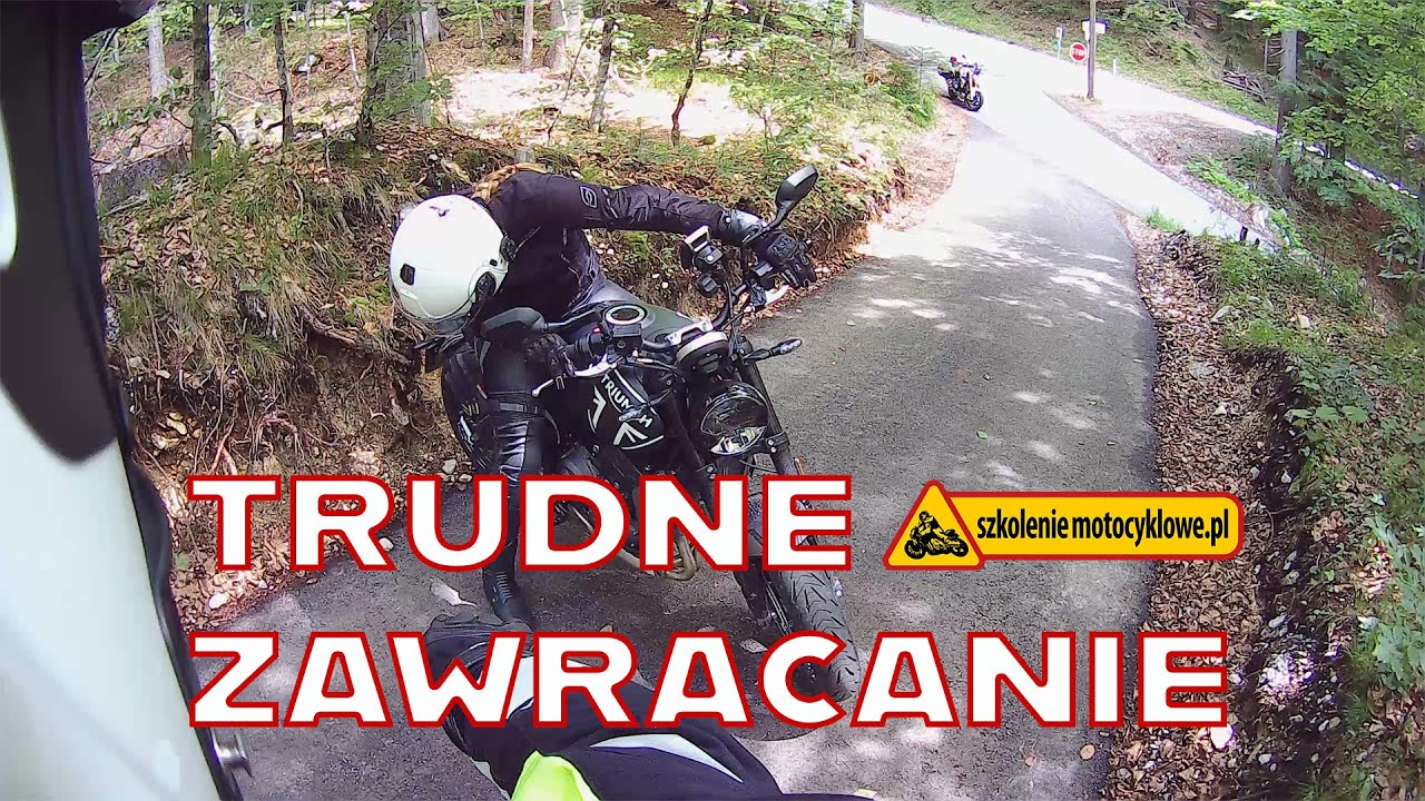 Trudne zawracanie motocyklem. Jak to zrobić, żeby się nie wywrócić?