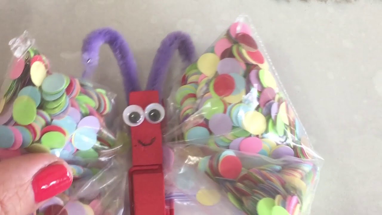 How to Make a Snack Bag Butterfly