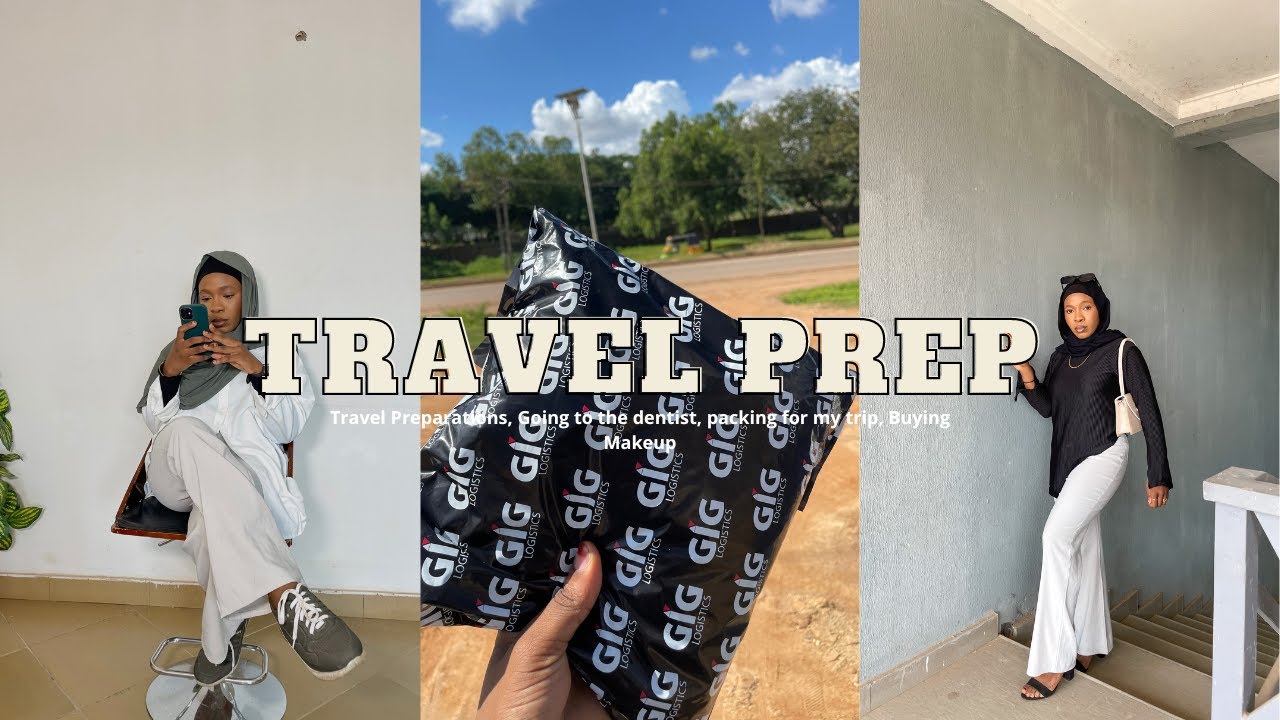 TRAVEL PREP VLOG: DENTAL VISIT, SHOPPING FOR MY TRIP, LUFTHANSA AIRLINE IS STRESSFUL| AMINA DANJUMA