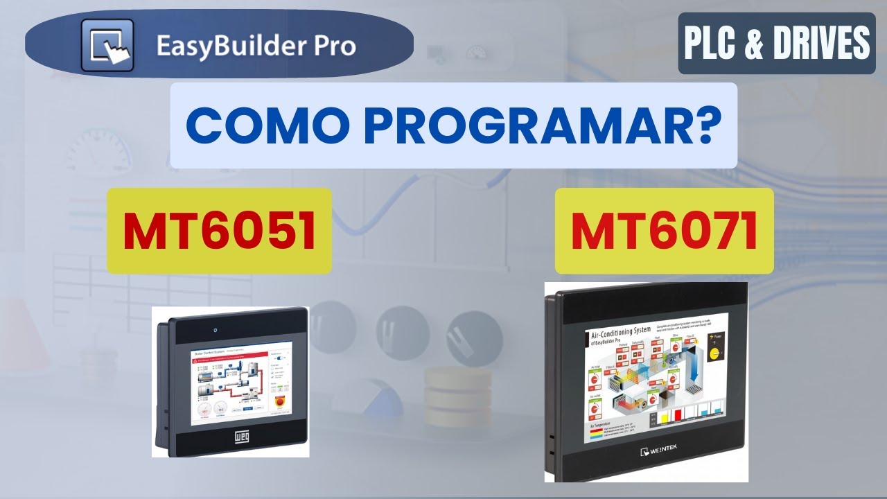 Como programar as IHM antigas, MT6051 e MT6071?