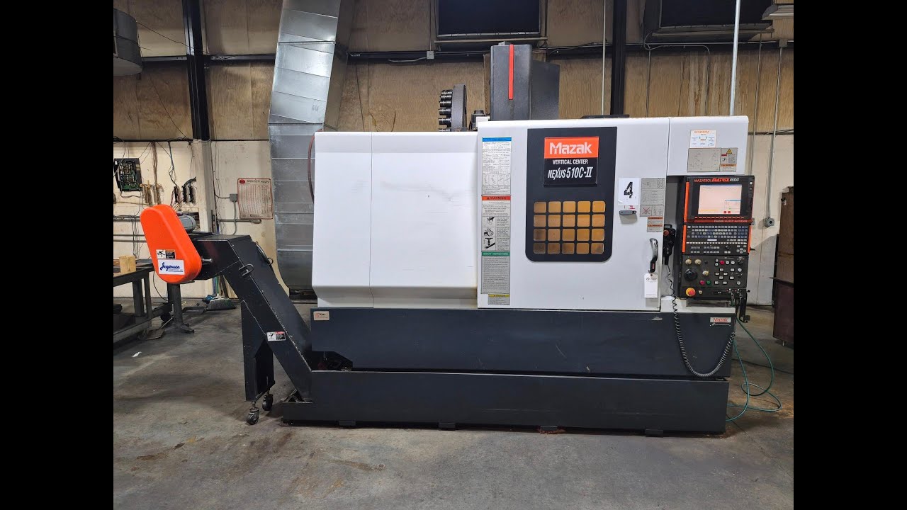 Mazak & Haas CNC Machinery Assets Lot 150 - 2010 MAZAK VCN 510C-II CNC VERTICAL MACHINING CENTER