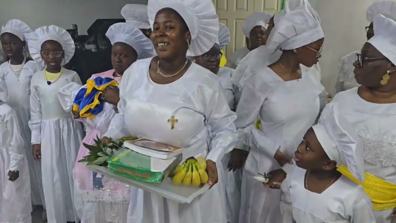 Child Dedication of Mr and Mrs Sanyaolu's Daughter.