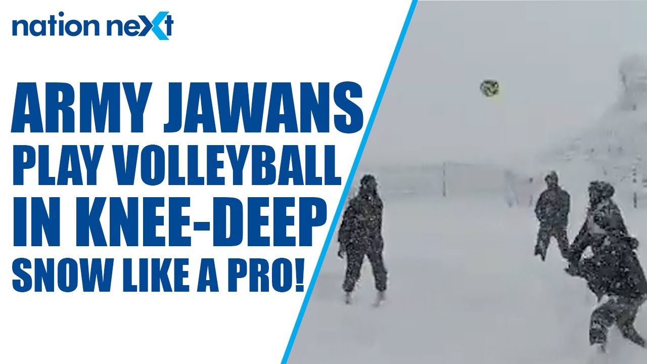 Army Day 2022: Jawans playing volleyball in knee-deep snow is every bit of positivity we need!