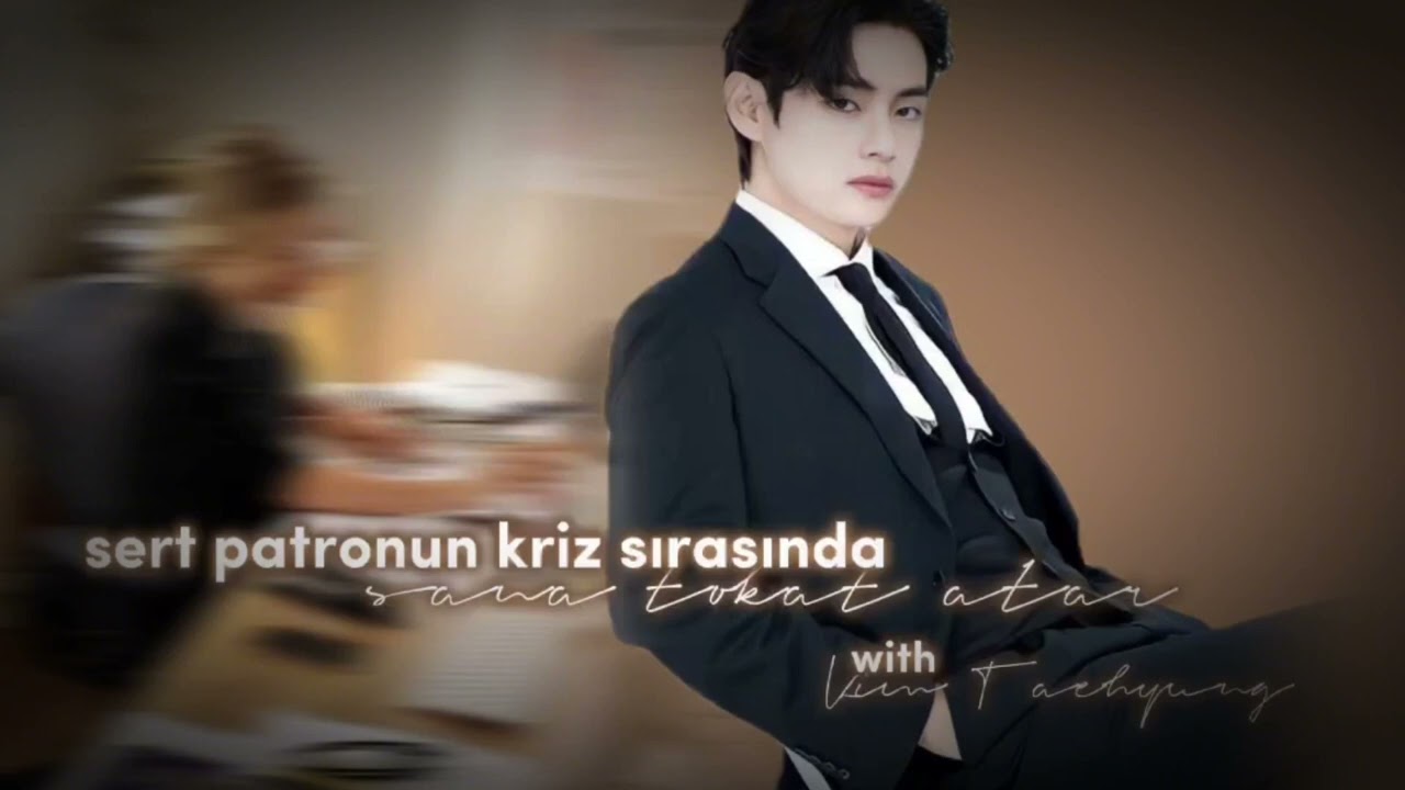 Sert patronun kriz sırasında sana tokat atar||Kim Taehyung ile Hayal Et|| #hayalet #taehyung