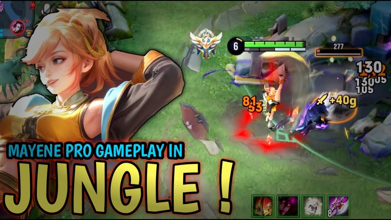Honor Of Kings : Mayene Pro Gameplay In Jungle | Best Build - HOK