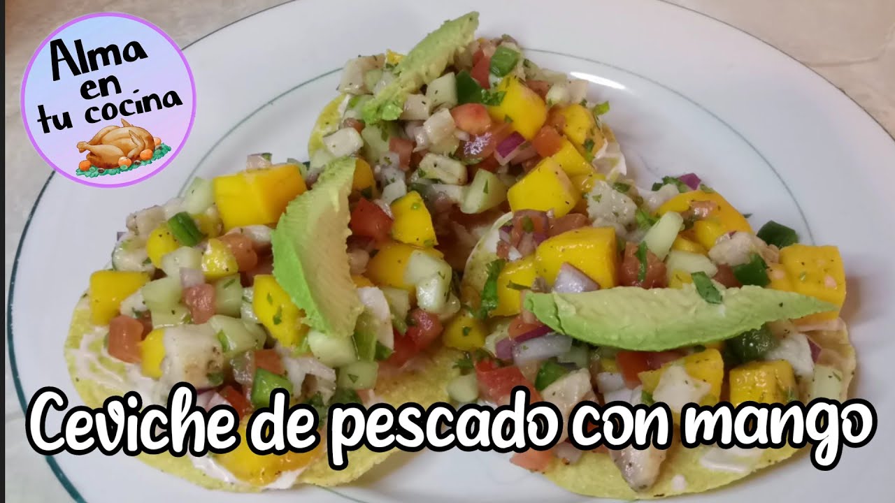CEVICHE DE PESCADO CON MANGO