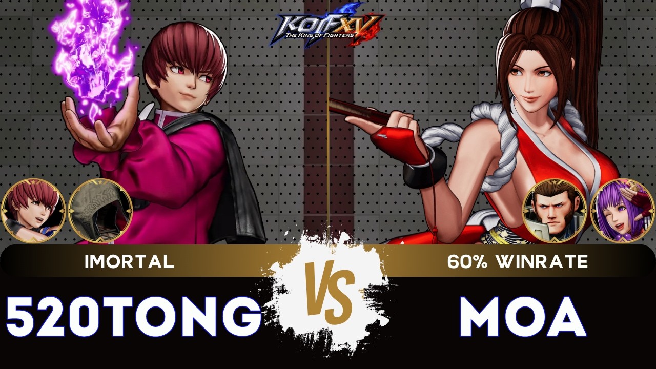 KOF XV ▰ 520TONG (O.Chris/Kukri/Chris) 🆚 MOA (Mai/Maxima/Athena) 🎞️Replay Match - 3/26
