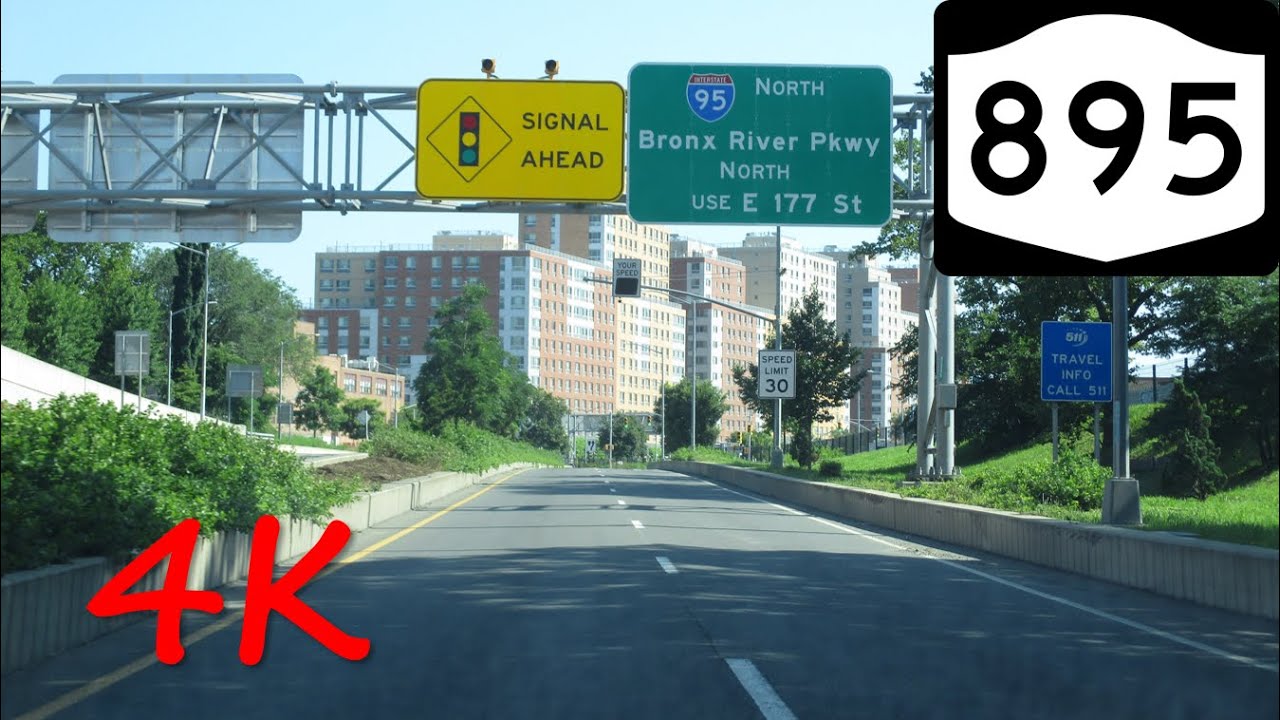 ⁴ᴷ Sheridan Boulevard (NY 895) northbound [4K VIDEO]