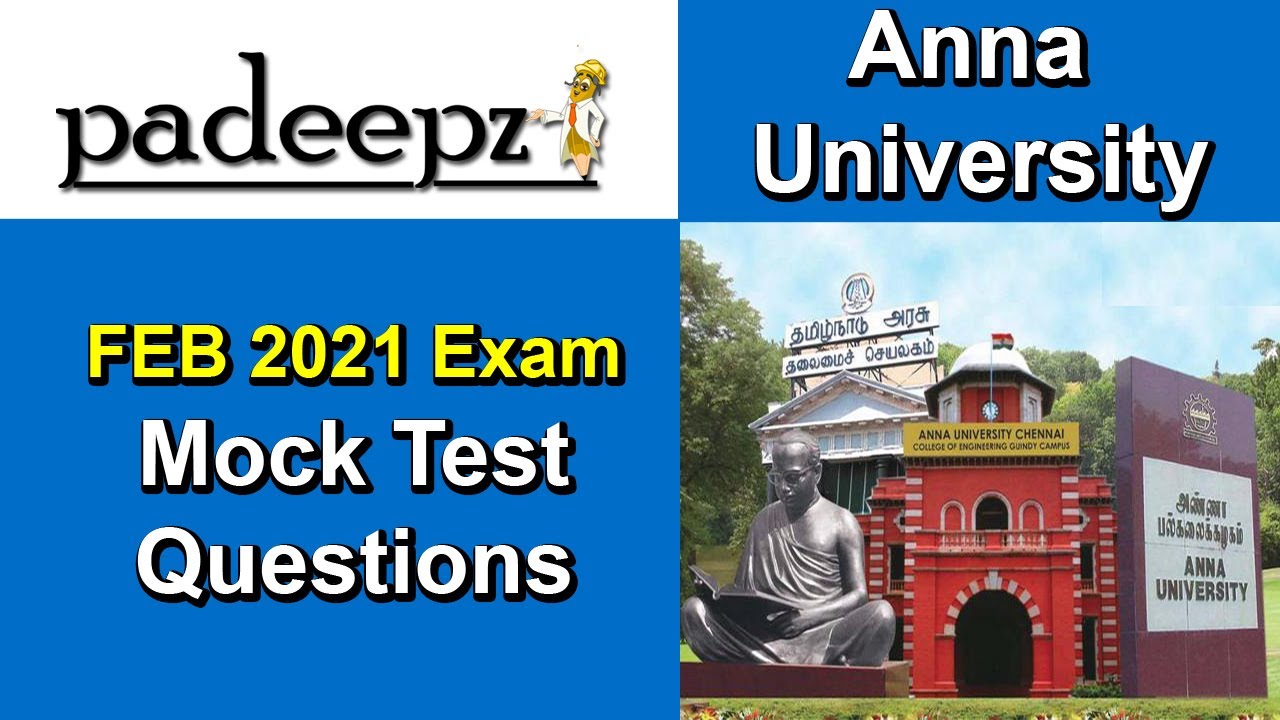 Anna University Latest News | Mock Test Questions | Padeepz