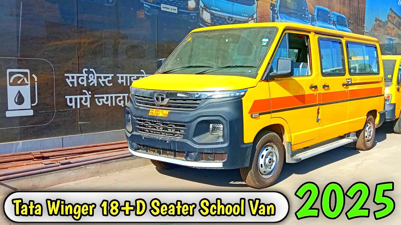 Safest Van 🔥 Tata Winger 18+D Seater School Van 2025 | Detailed Review | Akshit Pandey