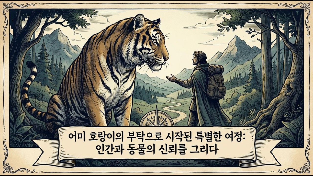 두려움을 넘은 따뜻한 교감, 인간과 호랑이의 진정한 연결| 야담·민담·설화·전설·옛날이야기·전래동화