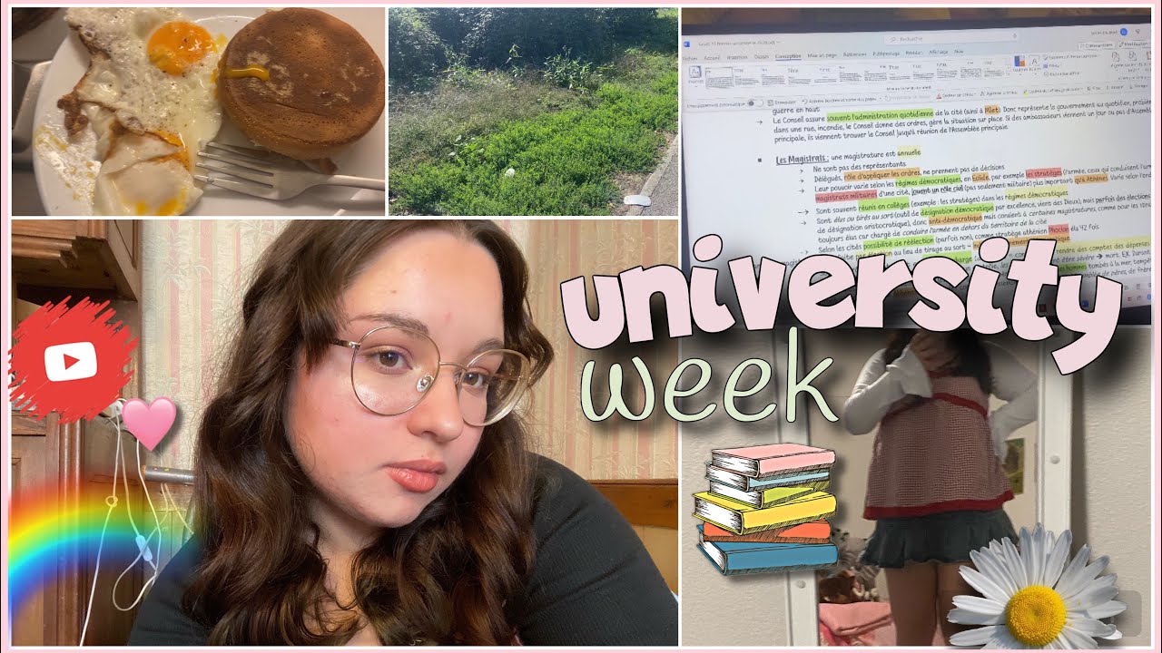 3 jours à l’université avec moi 📚🏛️| vlog |