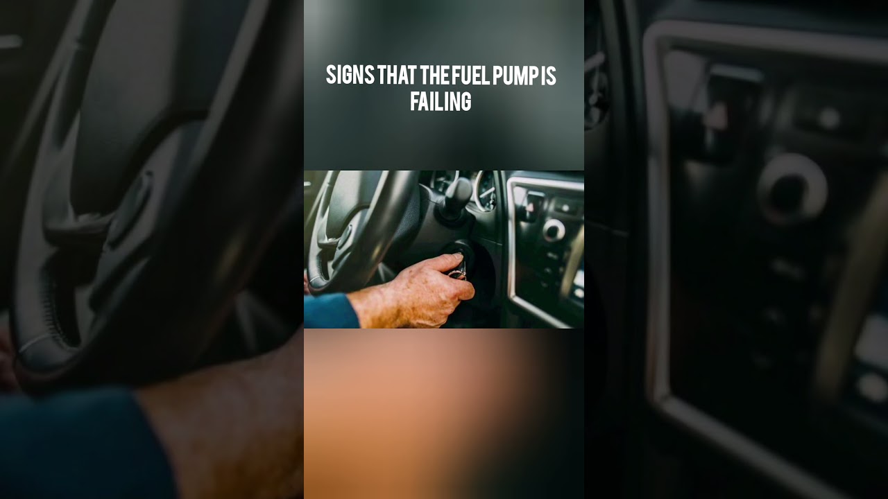 Signs that the fuel pump is failing