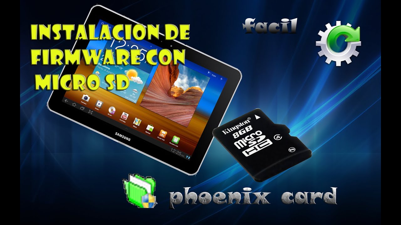 ⚙️ Instalación firmware tablet con Micro SD ✔️
