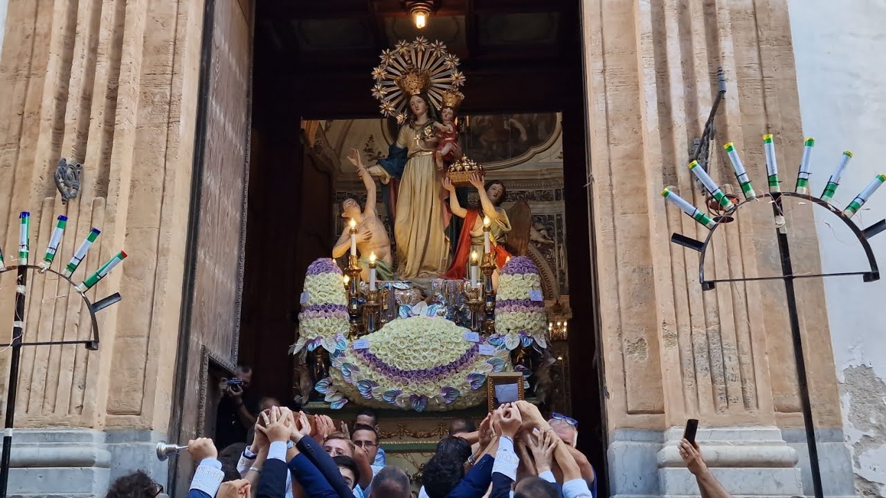 (PALERMO) - PROCESSIONE DI MARIA SS. DEL LUME DEL NOVIZIATO (4K) 28/07/2024