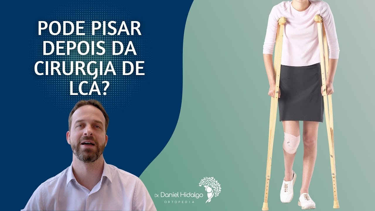 Pode pisar depois da cirurgia de reconstrução do ligamento cruzado anterior do joelho?