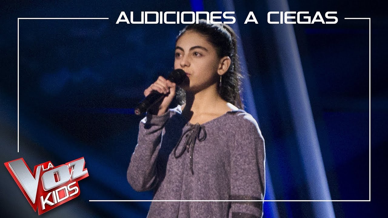 Irene Barrera canta 'Va todo al ganador' | Audiciones a ciegas | La Voz Kids Antena 3 2019