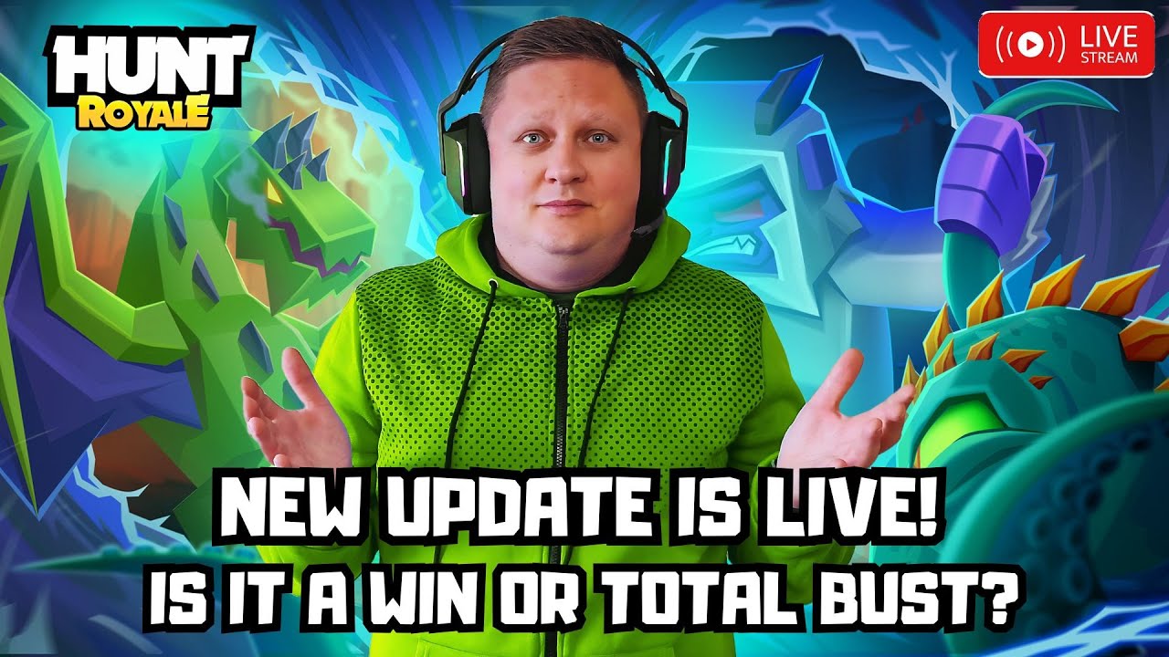 🔴 LIVE! - HUNT ROYALE! NEW UPDATE IS LIVE! LET'S CHECK IT OUT!