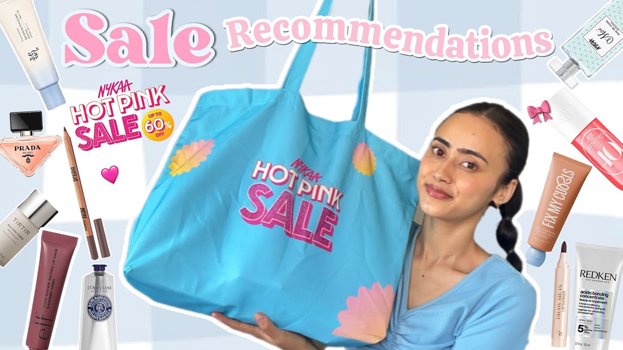 *Nykaa Hot Pink Sale* Recommendations 2025 🩵 Best offers on fragrances, bodycare, skincare, makeup 🎀