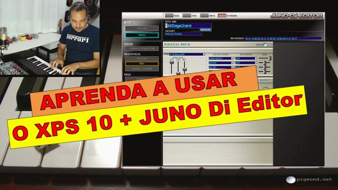 Aprenda a usar Xps 10 + Juno Di Editor
