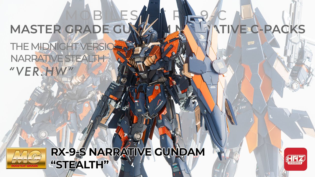 MG 1/100 Gundam Narrative c-packs ver ka | gunpla custom build | Ver. Hw