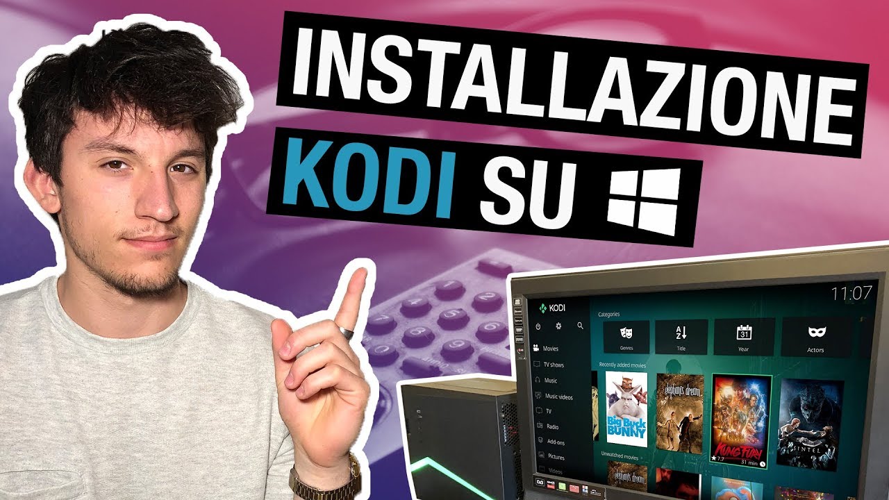 SETUP installazione e configurazione media center Kodi in Windows Server