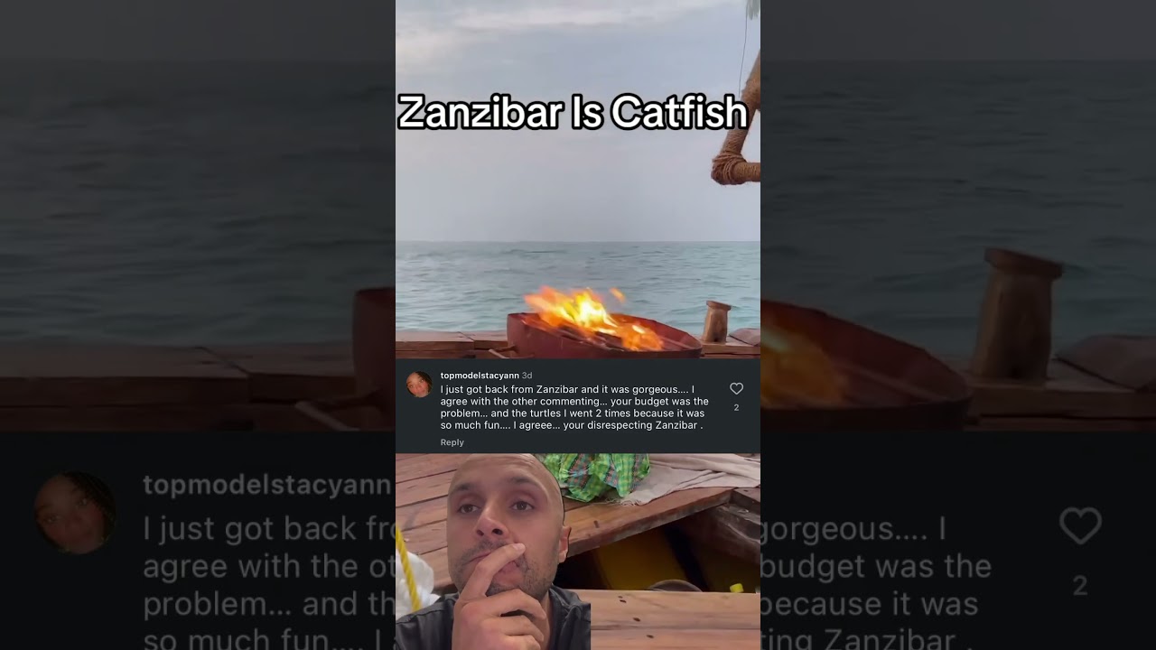 &ldquo;Zanzibar is Catfish 🥴&rdquo;