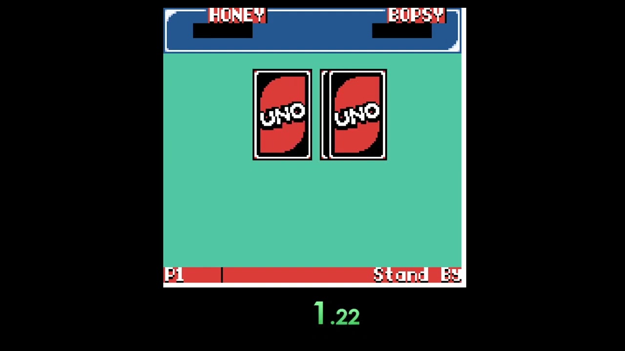 uno gbc speedrun special boy 2nd place