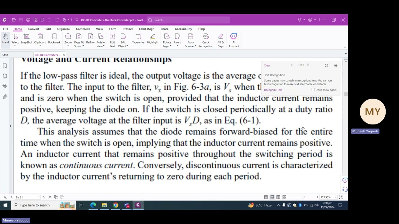 DC DC Converters The Buck Converter