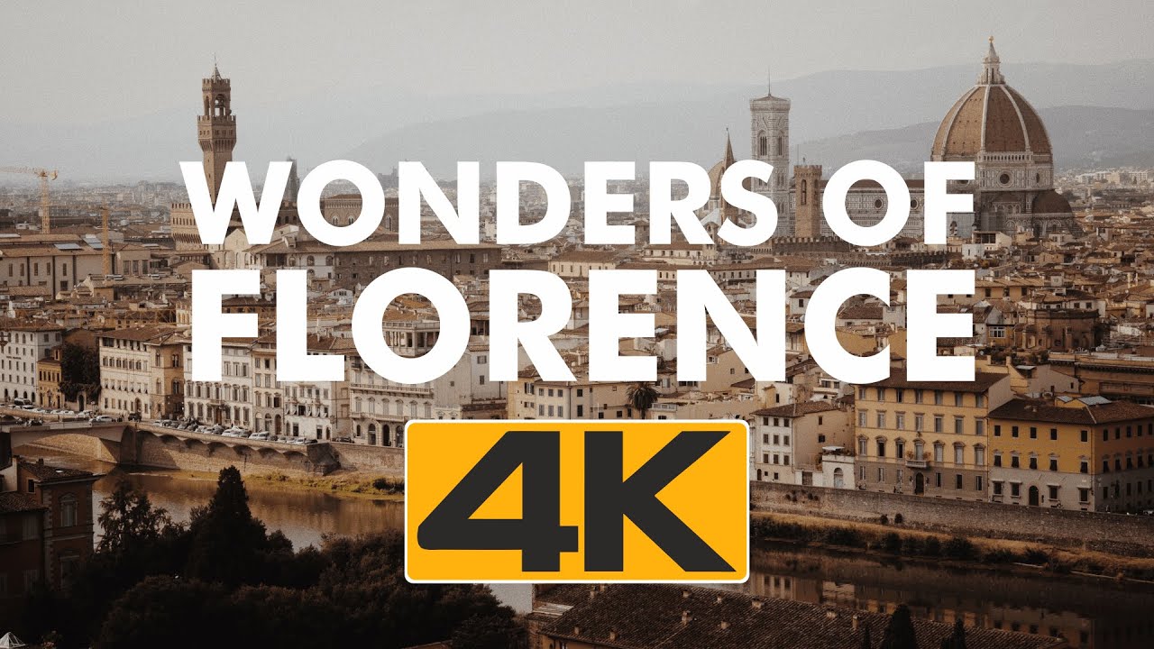 Florence Italy 4k UHD | Wonders of Florence Virtual Tour #3 | Planet of Wonders 8K