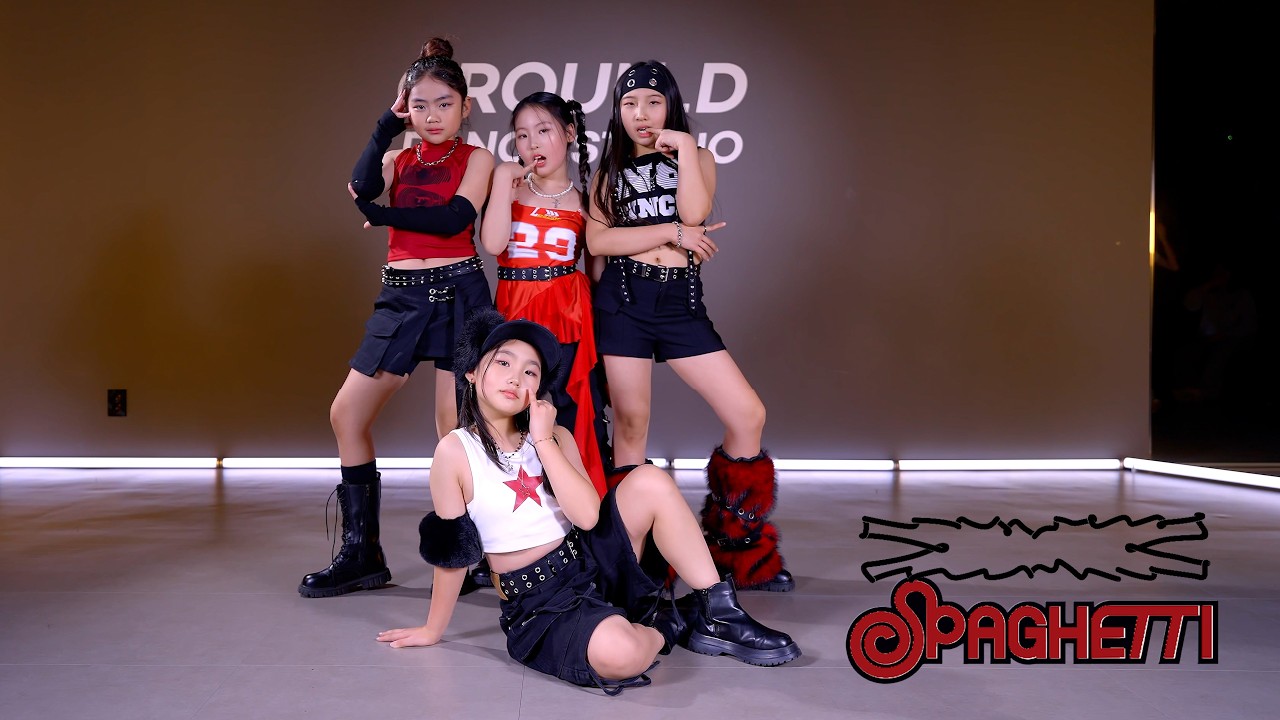대구댄스학원 그라운디 대구점ㅣLE SSERAFIM (르세라핌) 'SPAGHETTIㅣK-POP DANCE COVER  @GROUND_DANCE