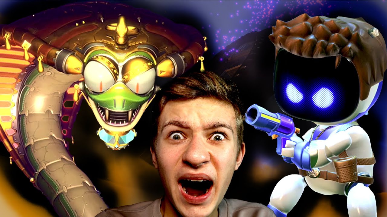 ОГРОМНАЯ змея-БОСС и УНЧАРТЕД!!! Astro Bot 4K 4К