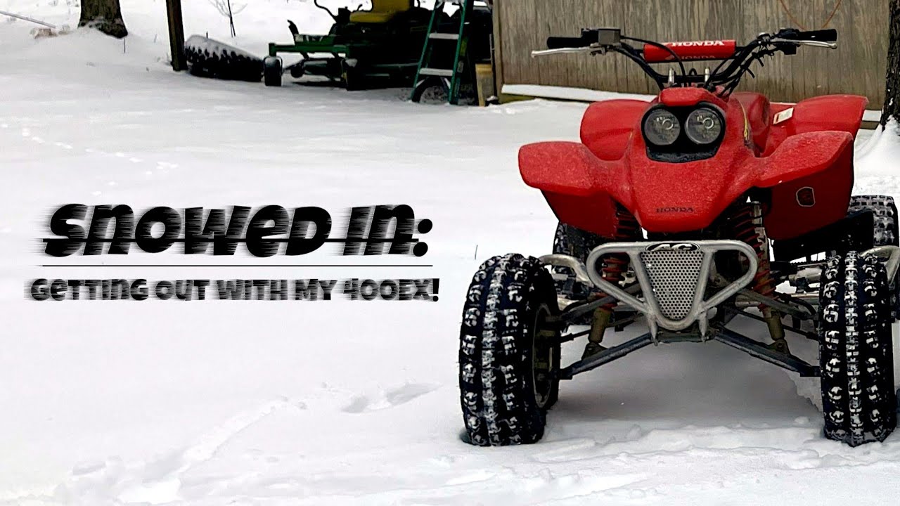 Snowed In: Getting Out with My 400EX!