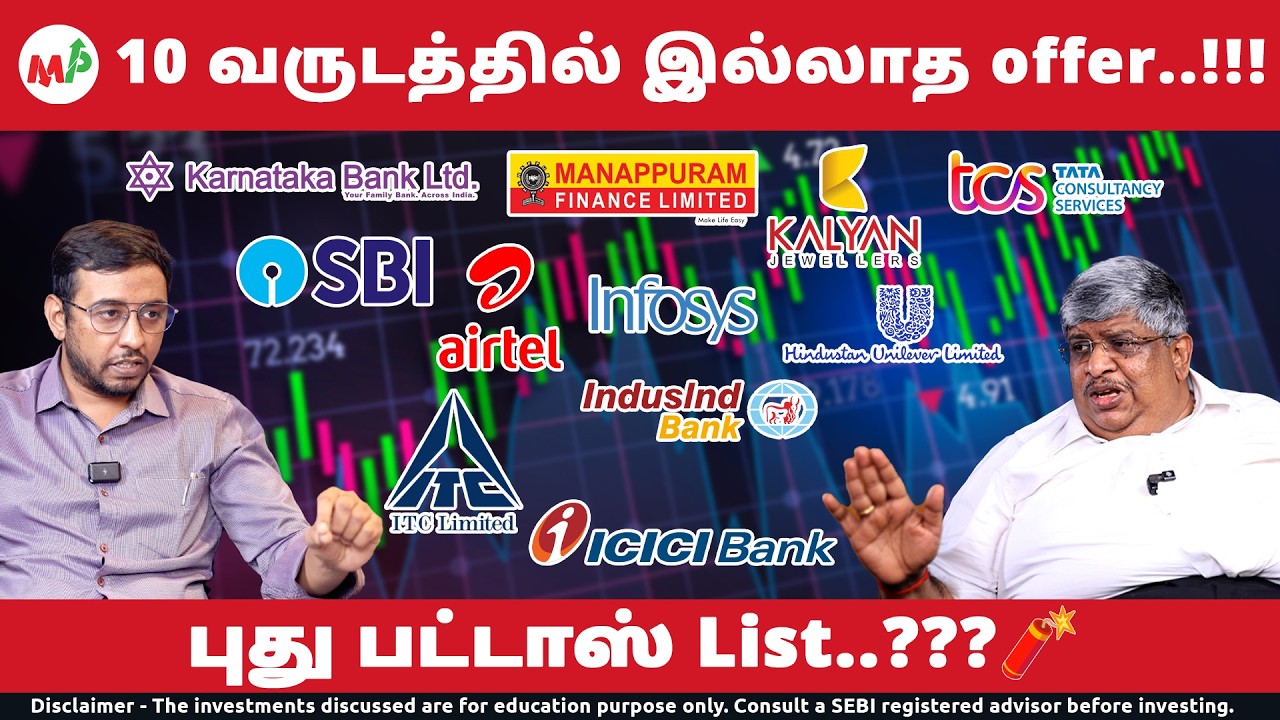 10 Years Cheap - இந்த விலைக்கு கிடைக்காது?|Indusind Bank|Infosys|ITC|Airtel|Manappuram|Bajaj Finance