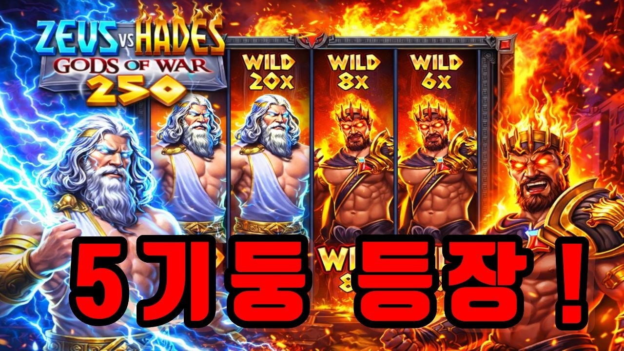 프라그마틱 슬롯 추천게임 제우스 vs 하데스 250 5기둥 맥스윈