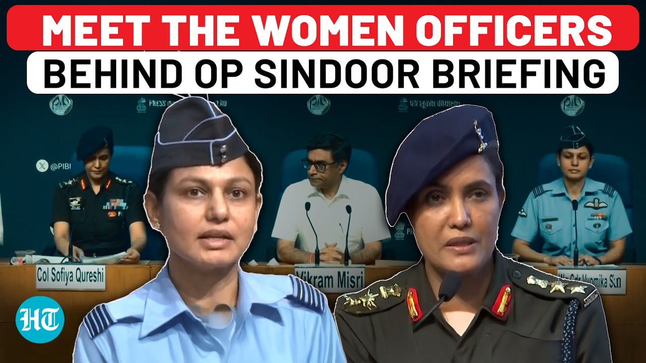 Wing Commander Vyomika Singh And Col. Sophia Qureshi: The Women Officers Who Briefed On Op Sindoor