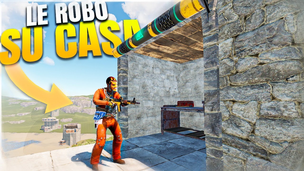 Me INTENTA MATAR y le ROBO la CASA - RUST - Gameplay español