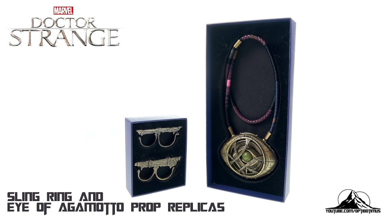 Optibotimus Reviews: Killerbody Doctor Strange Sling Ring and Eye of Agamotto Prop Replicas