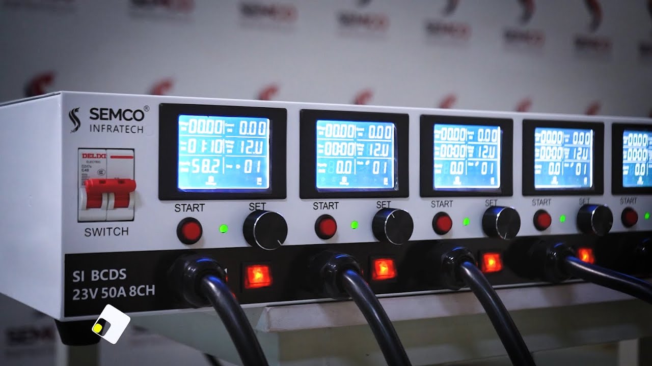 Battery Charge Discharge Tester | Semco SI BCDS 23V 50A 8CH