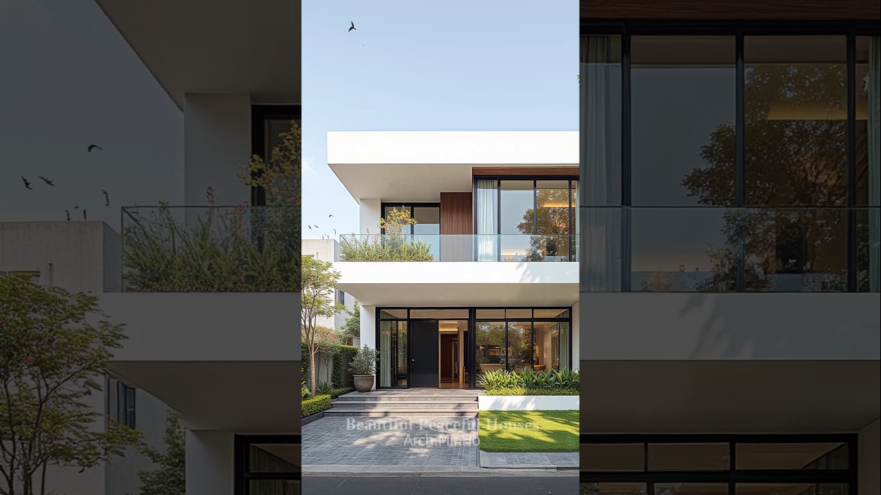Bright Modern House | Large Glass Doors & Peaceful Vibes